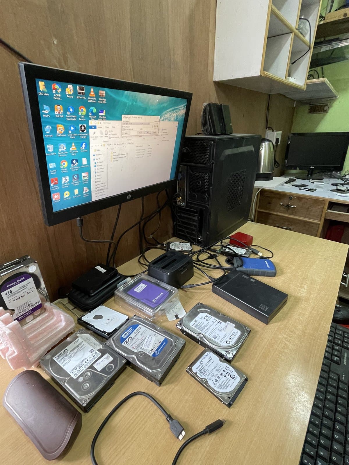 Data Recovery Equipment Close-up